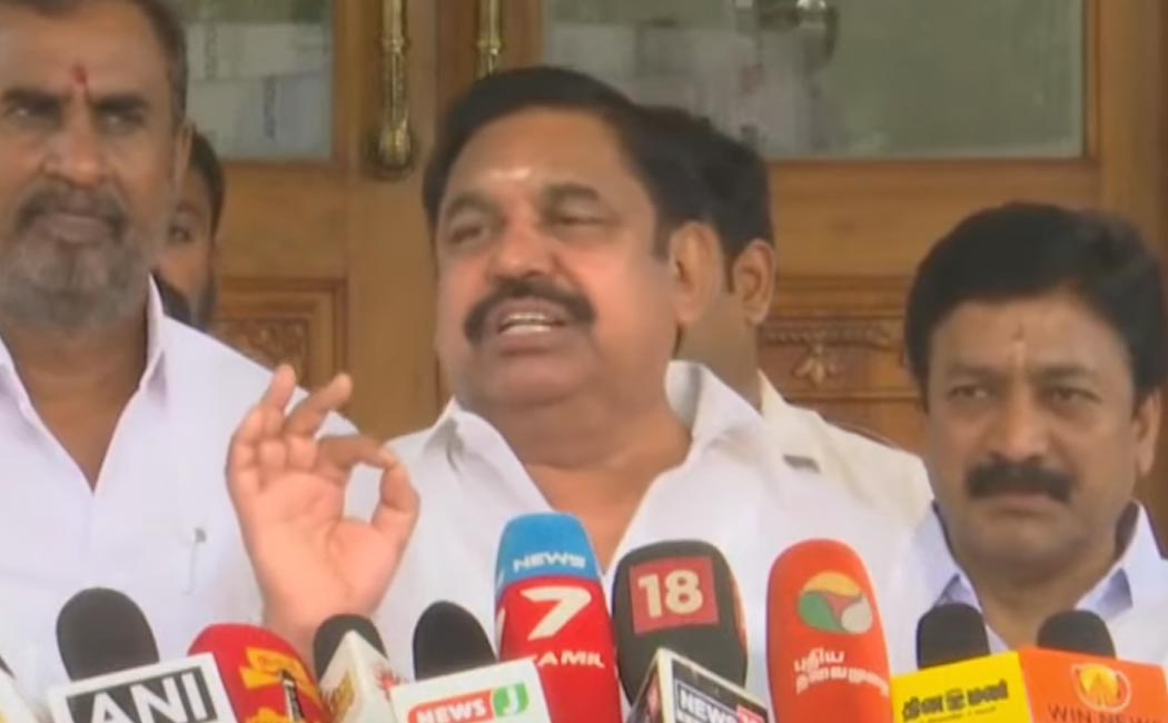 The National Democratic Alliance will win 330 seats in the parliamentary elections Edappadi Palaniswami