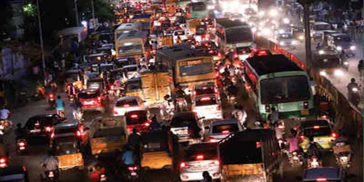 Traffic congestion ... Important announcement of the Chennai Police!