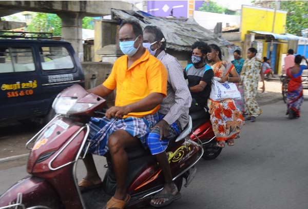 Royapettah in Chennai - corona virus issue - photos -