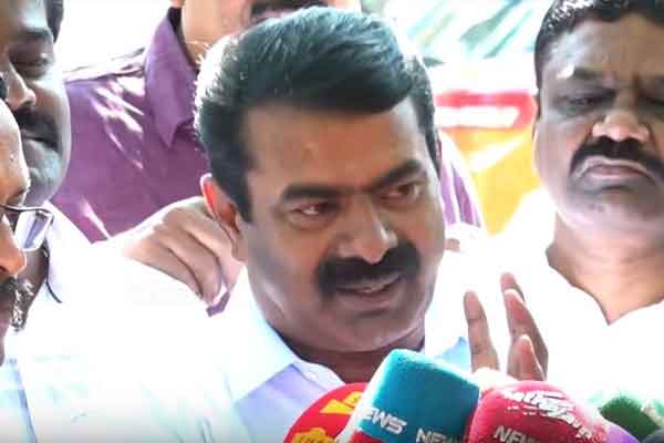 Seeman condolence for Dr santa