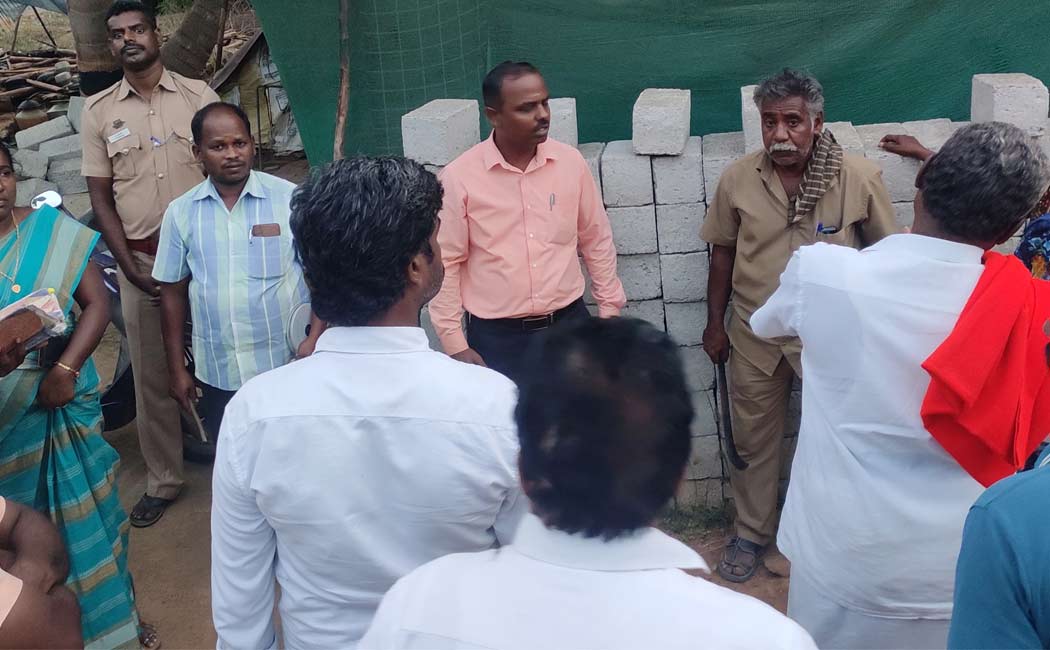 Revenue Commissioner constructed road single day town that has no roads many years