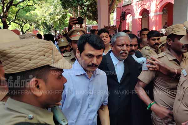 Senthilbalaji who appeared in person; The court extended the custody
