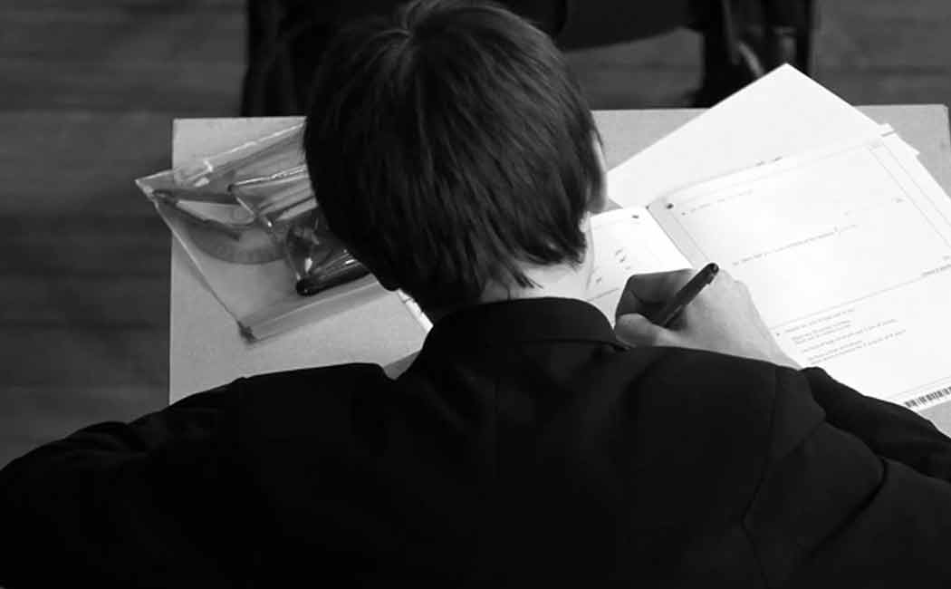 Student bizarre decision after being caught by teacher while exam
