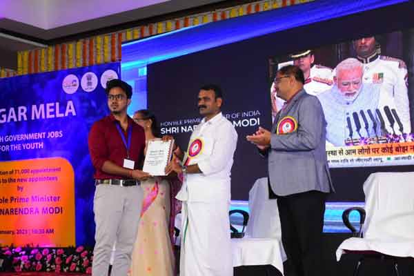 union minister l murugan issued the appointment orders at trichy