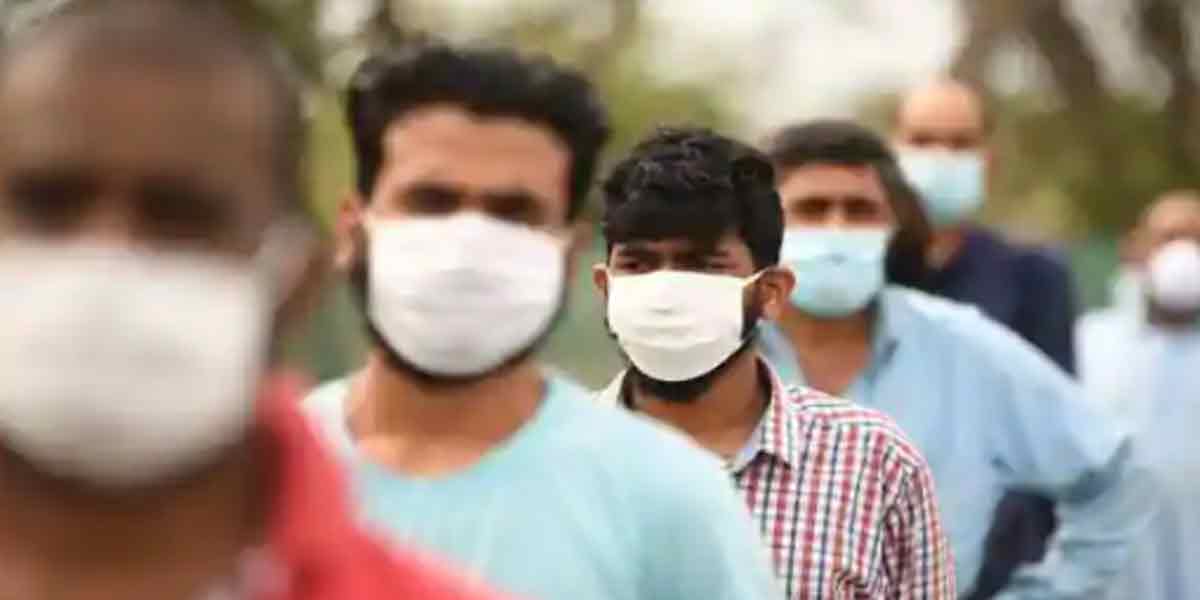 A fine of one thousand rupees for not wearing a mask