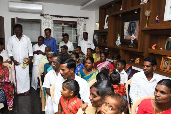rajini makkal mandram kaja-storm - house - kodiyakarai, thalainayar nagapattinam