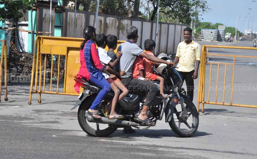 Forbidden to go to Marina Beach