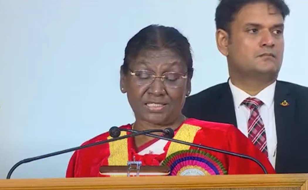 President Draupadi Murmu speech at the madras university convocation ceremony