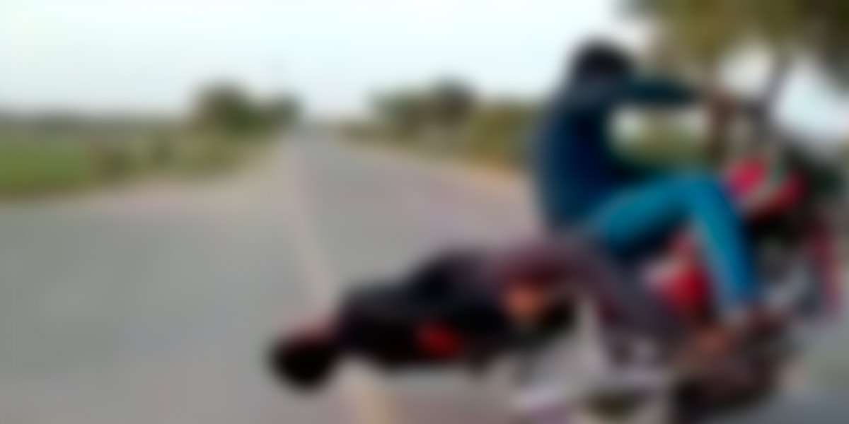 Bike Wheeling; The tragedy of the young man who wanted to show off in front of the students