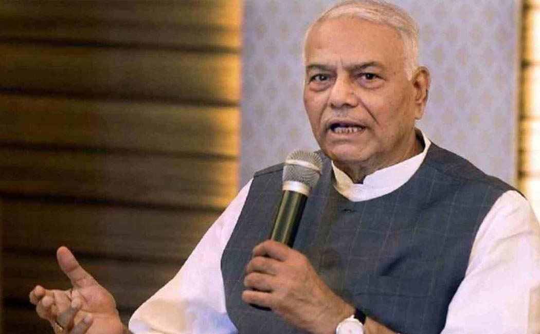 Yashwant Sinha arrives in Chennai!