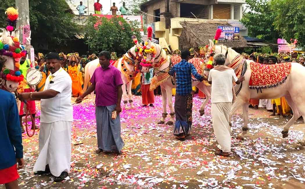 Muthumariamman temple festival at Keeramangalam