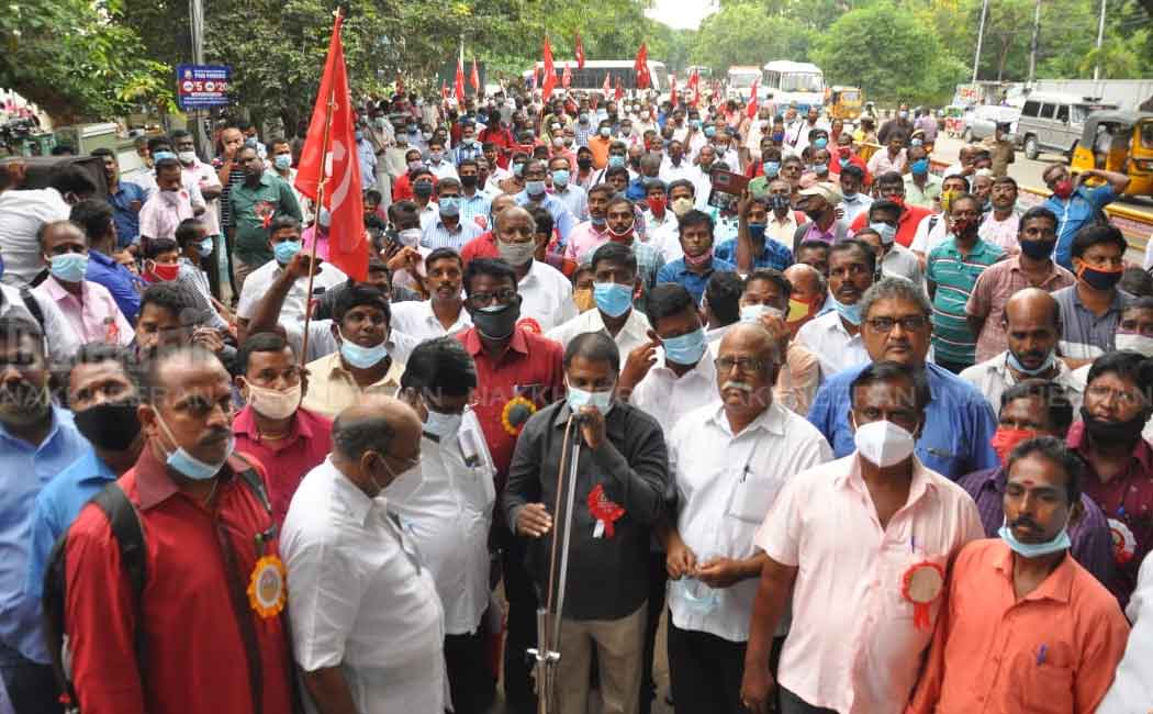 Tasmac employees held a presentation meeting