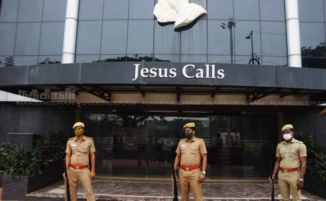 Income tax officials raid 28 places owned by Paul Dinakaran ..!