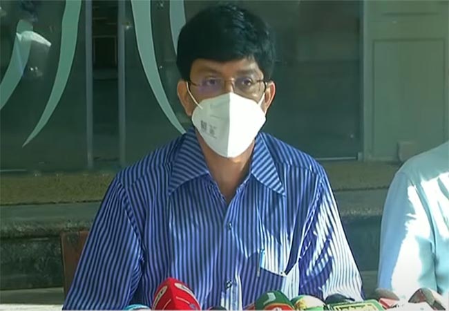 tamilnadu health secretary radhakrishnan press meet coronavirus vaccine
