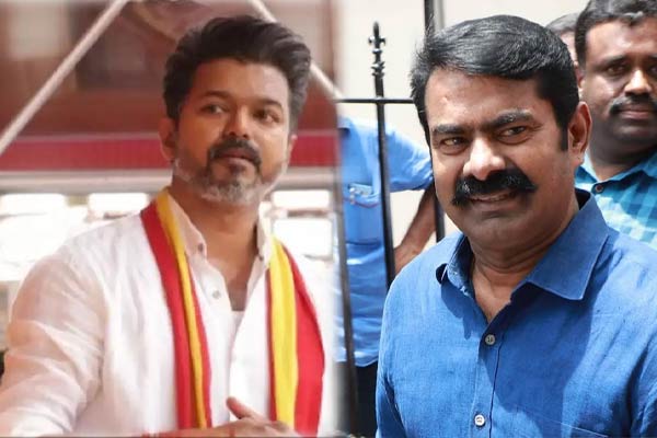 Vijay congratulated Seeman on his birthday!