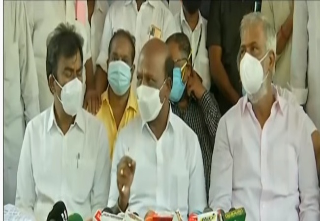 coronavirus vaccines tamilnadu health minister press meet