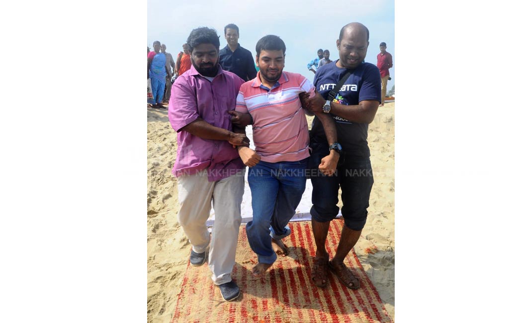 Special arrangements made at Marina Beach for the differently abled