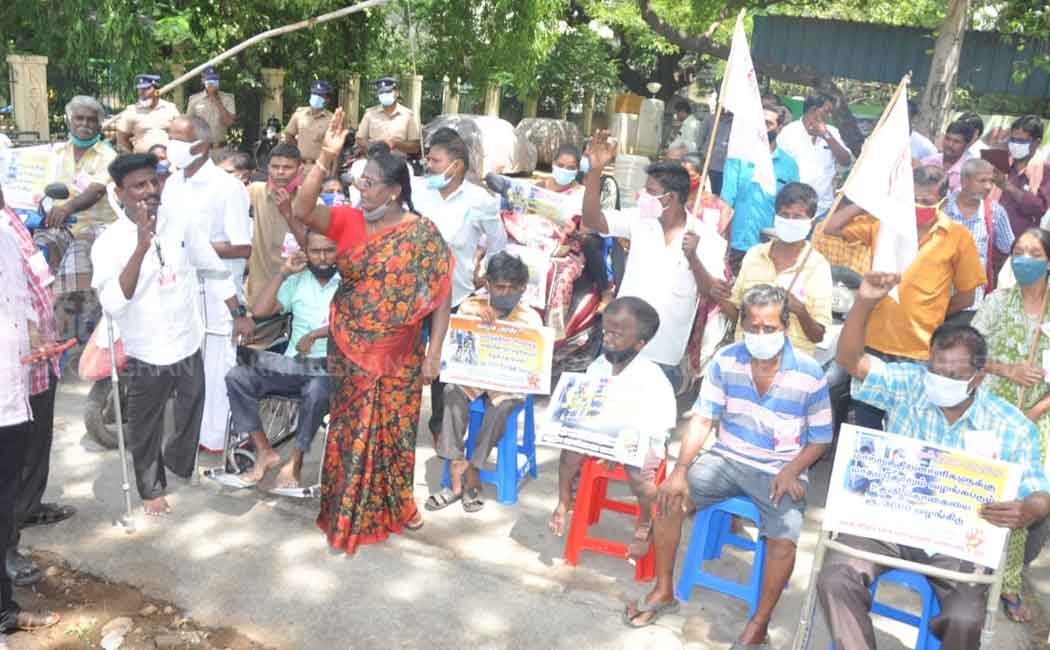 differently abled people involved in the struggle