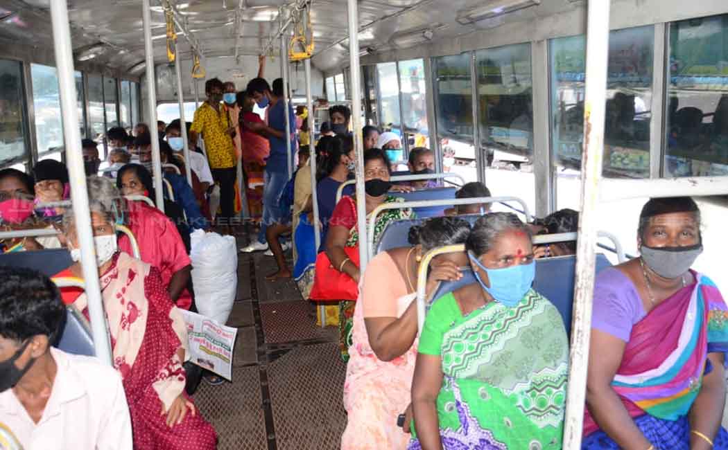 Free travel for women on buses