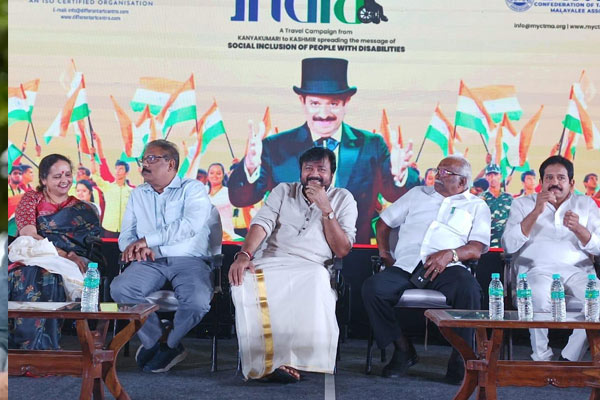 Jayaram participate as a special guest in Bharat Yatra event