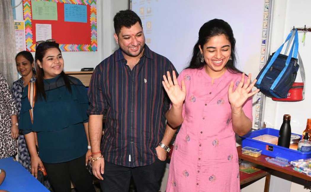 Siddhi Idnani visits specially abled kids