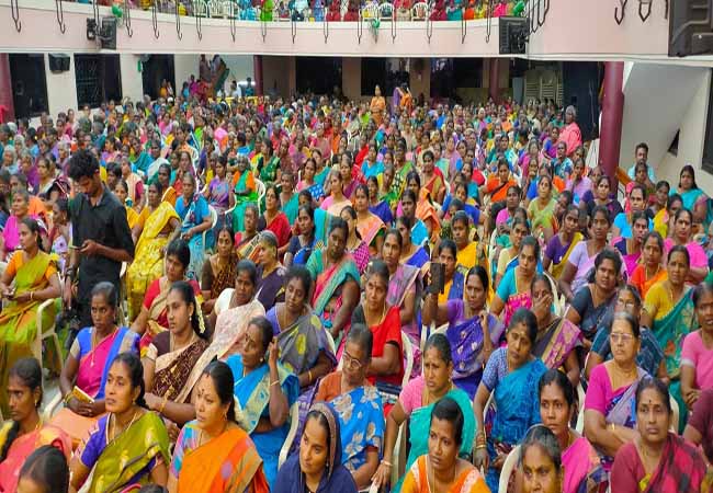 dmk party women wing virudhunagar district kanimozhi mp speech