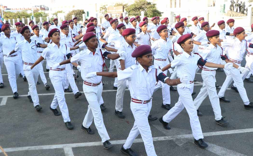 Parade rehearsal