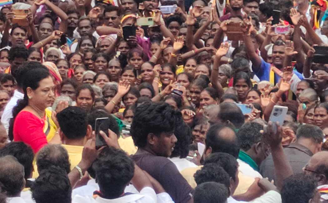duty of the government save farmers from NLC says Premalatha Vijayakanth