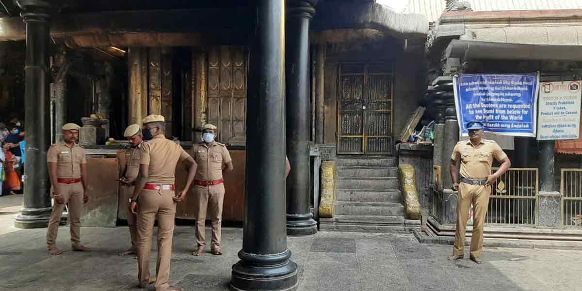 Appointment of officers to monitor the darshan of Sami by ascending to the Kanakasabha