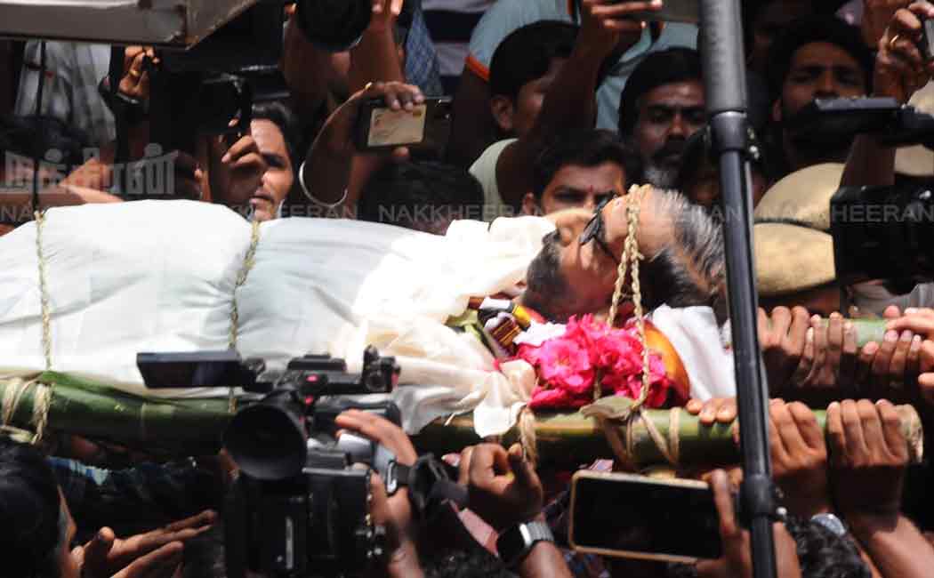 actor and director manobala last journey and pay tribute