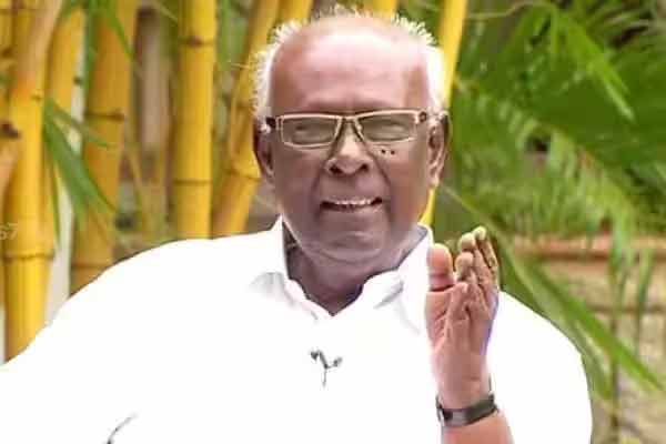 Solomon Pappaiah says with pain that the country will be sold