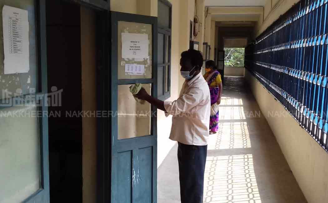 Staff involved in cleaning schools and colleges