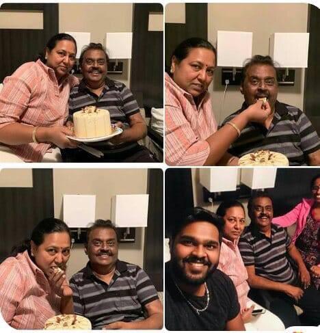 Vijayakanth celebrates wedding anniversary in America