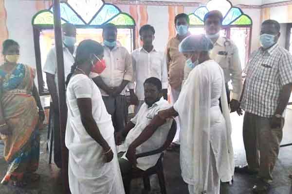 Vaccination camp conducted MJK Member