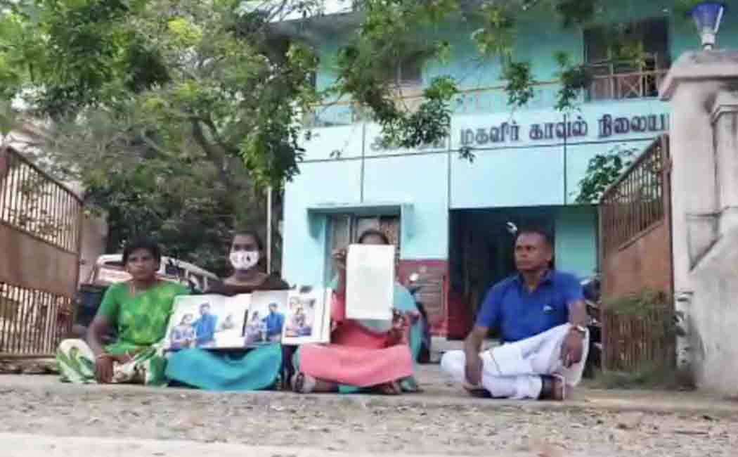 Cheating young man without getting married! Woman involved in Tarna before police station!