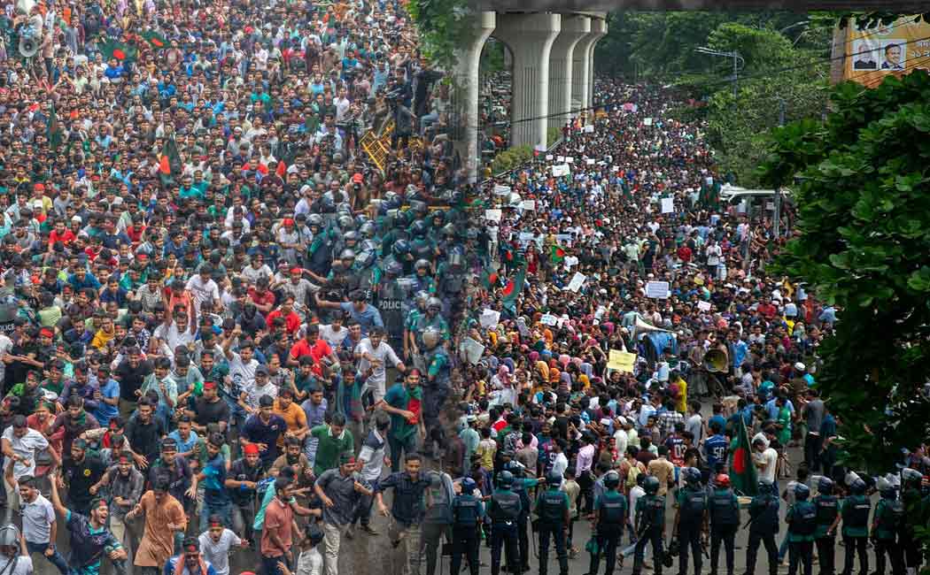 Students struggle against quota in Bangladesh