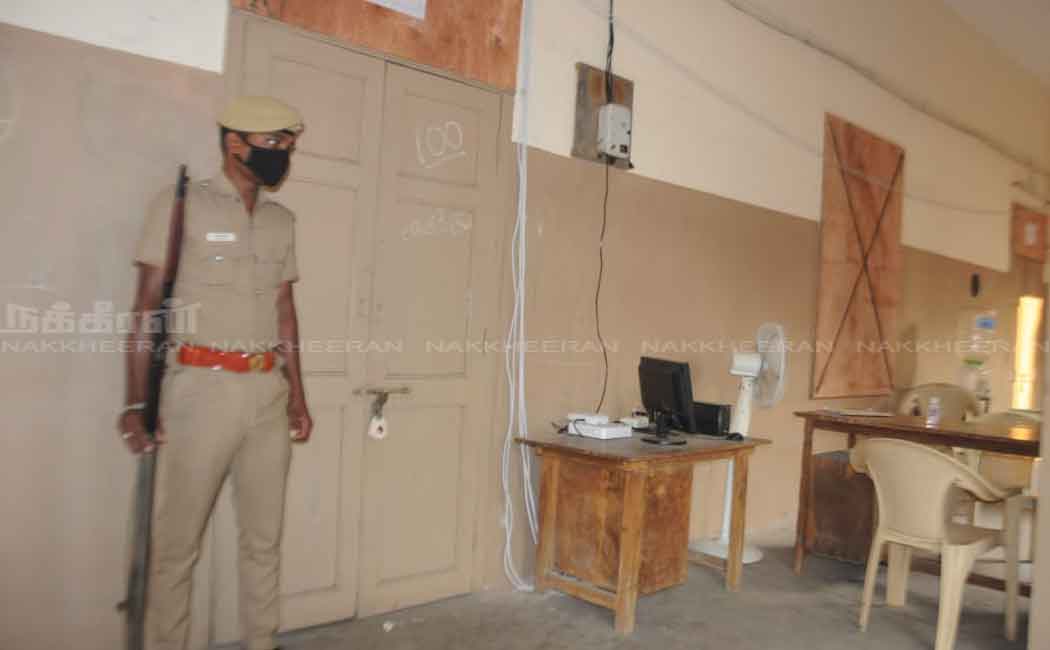Police protection for voting machines