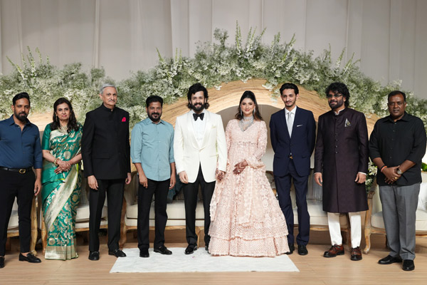 nagarjuna son akhil akkineni marriage reception 14