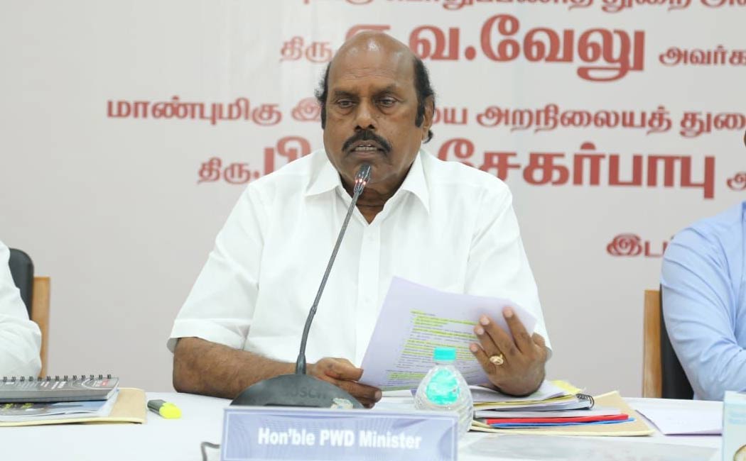 Minister EV Velu request police thiruvannamalai deepam 2022