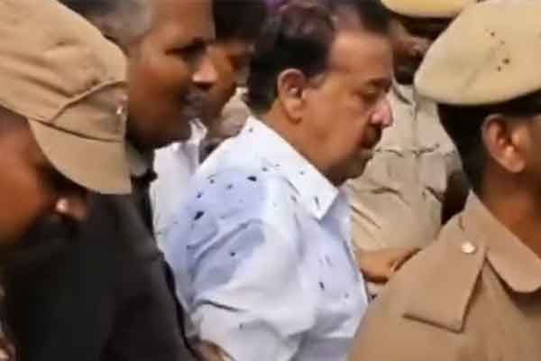 Throwing mud at Minister Ponmudi