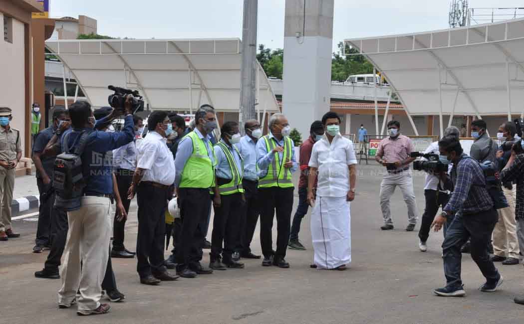 Chief Minister MK Stalin inspects Kathipara Square