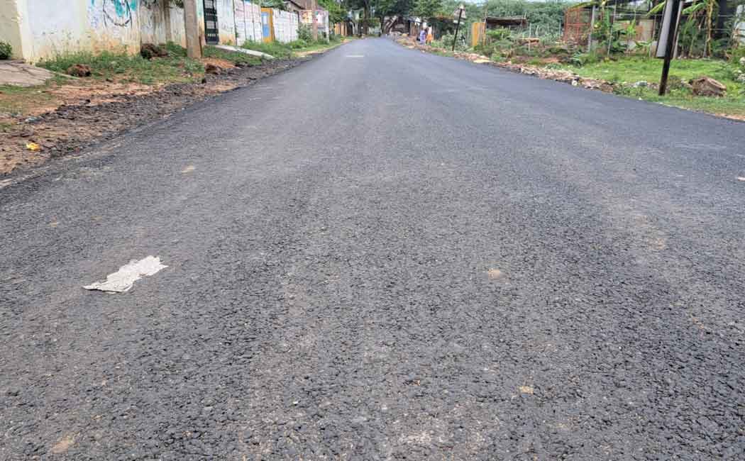 Mithigudi road was constructed of Rs 1.15 crore by nakkheeran news