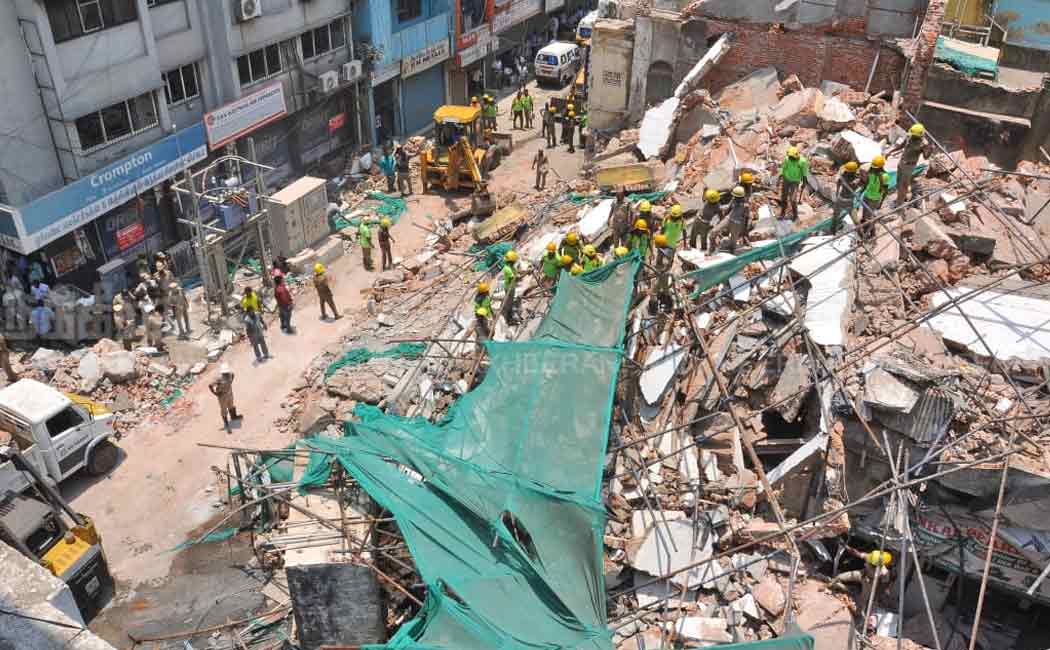 chennai parrys corner building unexpected incident