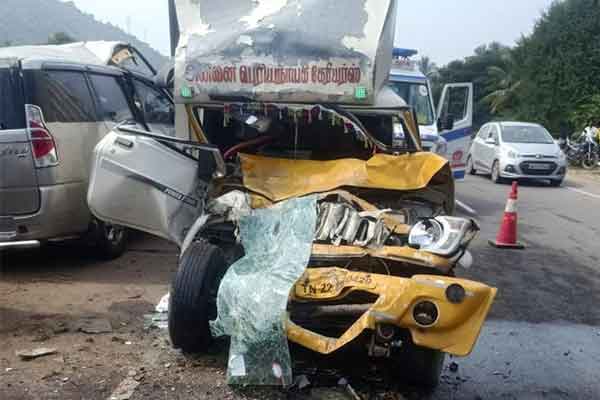 accident in chennai bengaluru highway