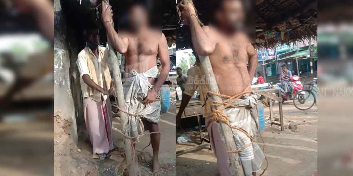 admk village president incident in pudukottai