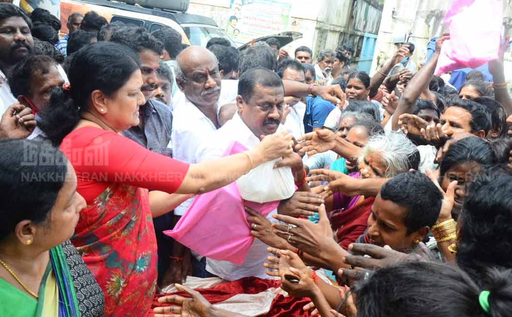 Sasikala who provided relief to the people!