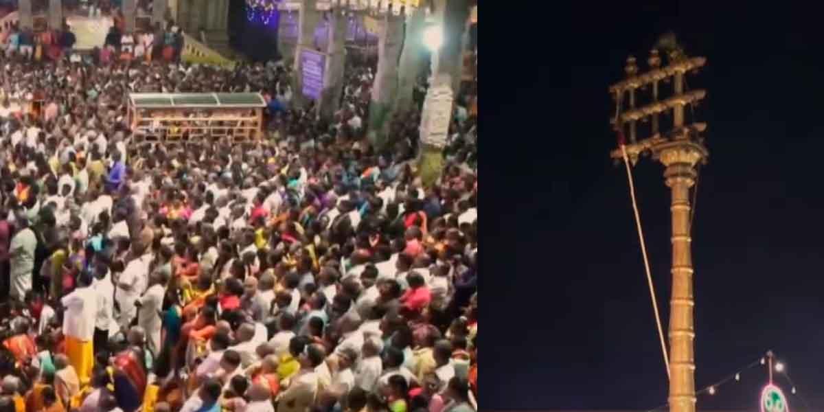 thiruvannamalai Deepa festival started with flag hoisting