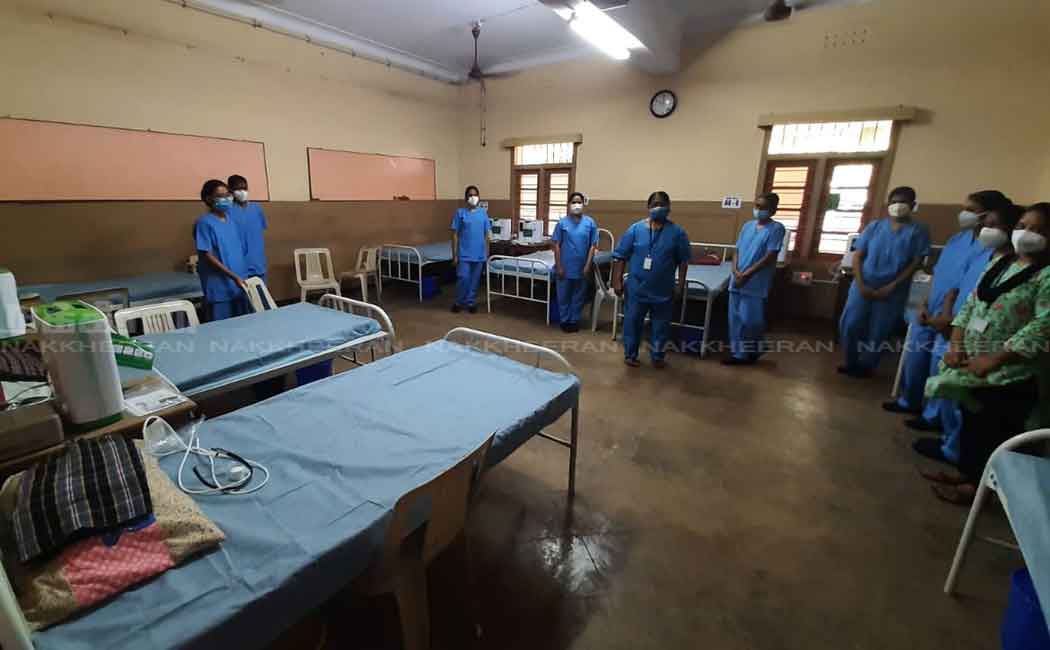 Corona Care Center established at Don Bosco School