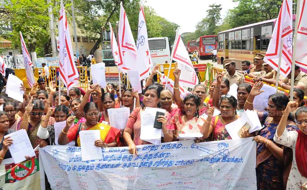 all india democratic womens association one lakh signature