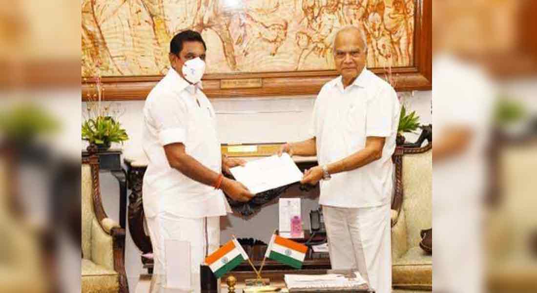 Tamilnadu Chief Minister meets Governor for the third time